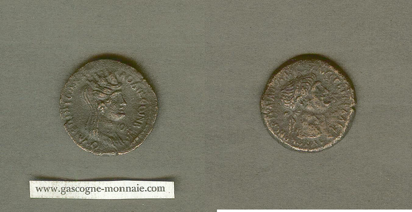 Trajan bronze Syria 163 EF